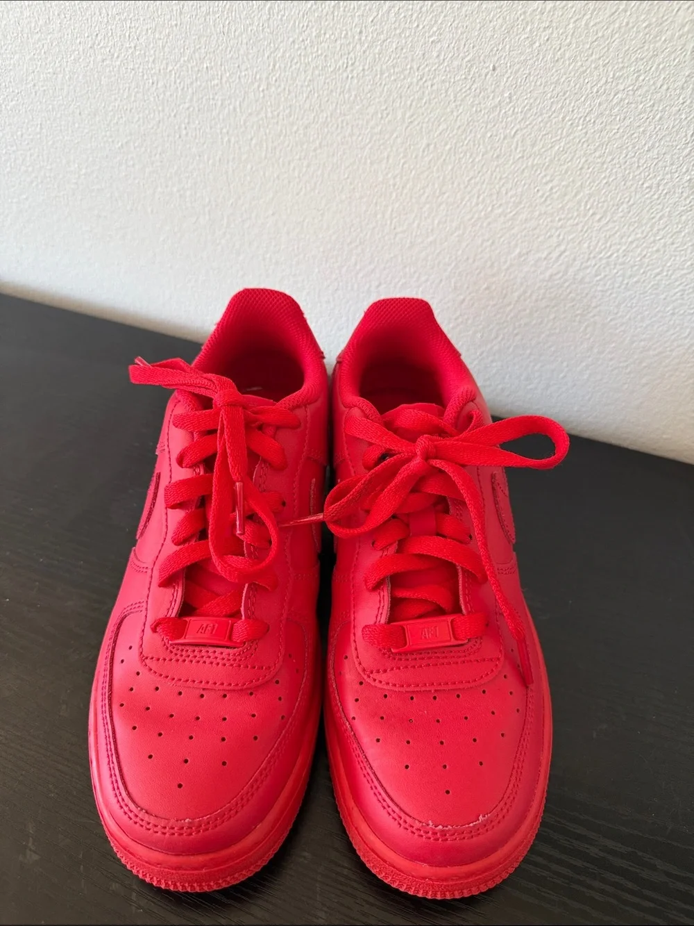 Nike Air Force 1 Low GS Triple Red – Youth 5.5